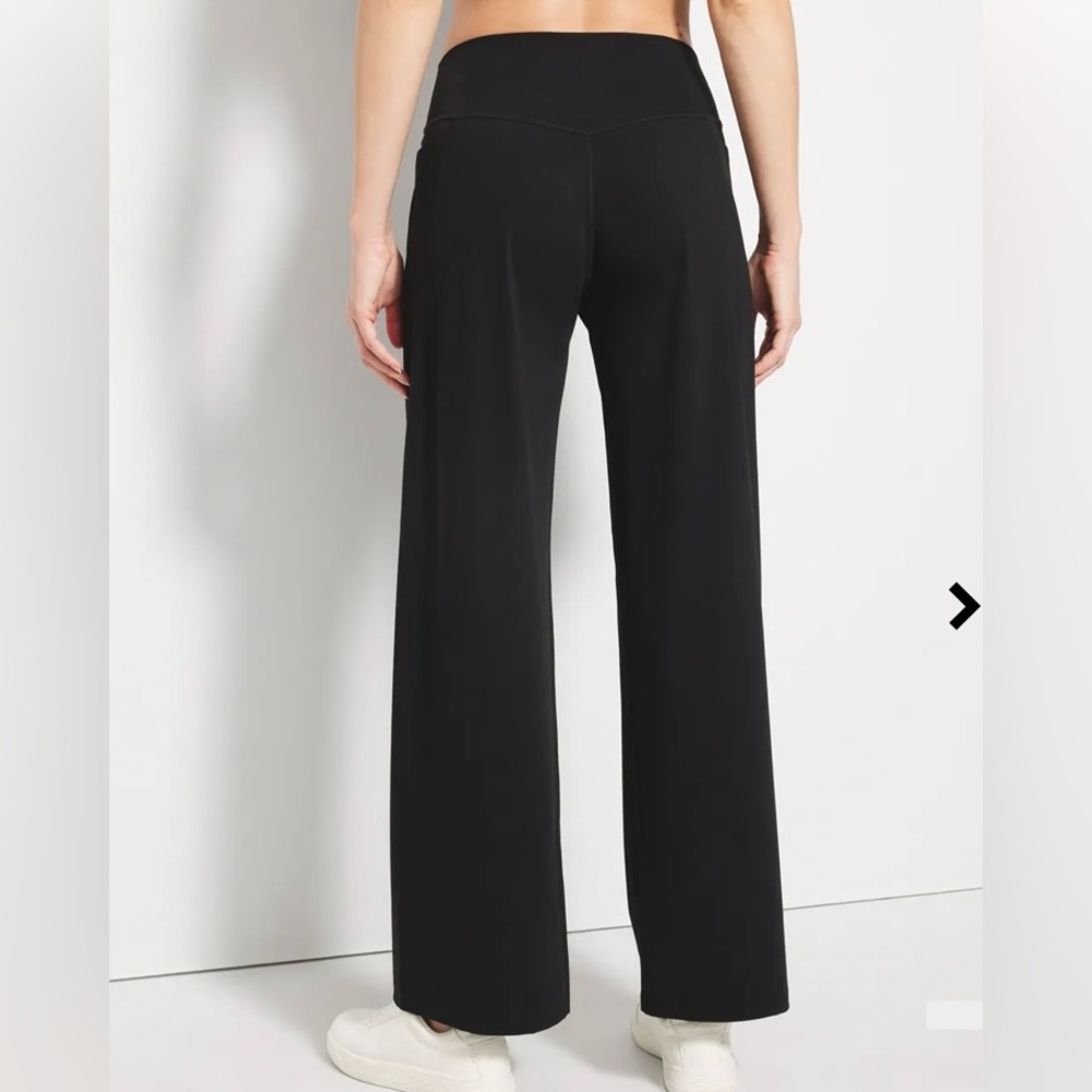🆕 Soma Intimates High-Waist Wide-Leg Pants in Black • Size Small - Picture 3 of 7